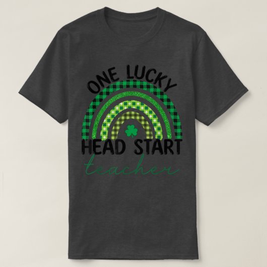 Ein glücklicher Head Start Lehrer Rainbow Patrick  T-Shirt (Design vorne)