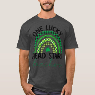 Ein glücklicher Head Start Lehrer Rainbow Patrick T-Shirt