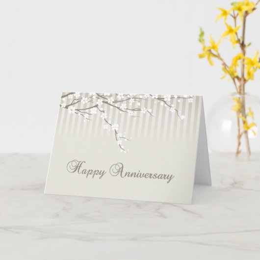 Ein glücklicher Jahrestag Karte (Gelbe Blume)