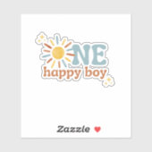 Ein glücklicher Junge, 1. Sonnenreise Aufkleber (Blatt)