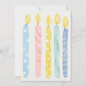 Ein glücklicher Küken! Chick Birthday Einladung (Rückseite)