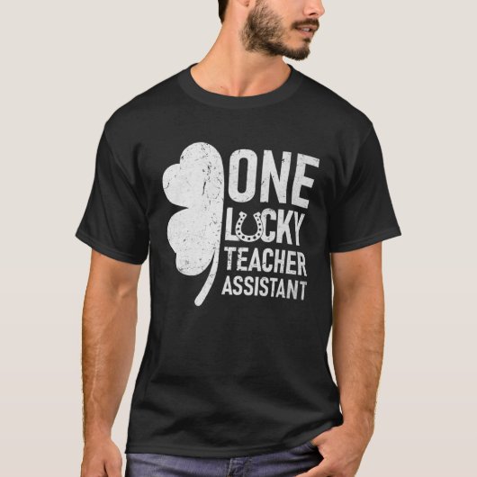 Ein glücklicher Lehrer Assistentin passt zu St Pat T-Shirt (Vorderseite)