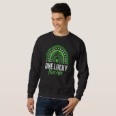 Ein glücklicher Lehrer Rainbow St Patricks Day Gre Sweatshirt (Vorne ganz)