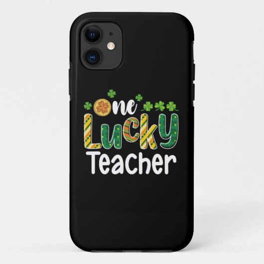 Ein glücklicher Lehrer Schule St. Patrick's Day Case-Mate iPhone Hülle (Rückseite)