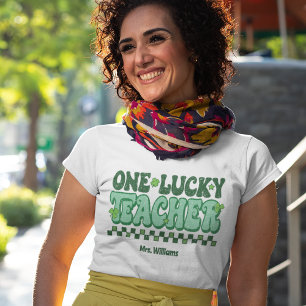 Ein glücklicher Lehrer St. Patrick's Day T-Shirt