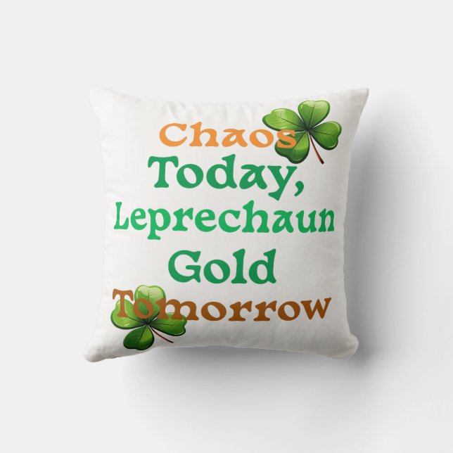 Ein glücklicher Lehrer verbreitet Wissen und Glück Kissen (Rückseite)