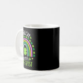 Ein Glücklicher Logopäde Regenbogen St Patricks Da Kaffeetasse (Vorderseite Links)
