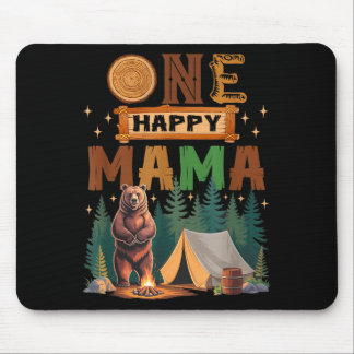 Ein glücklicher Mama-Camper 1. Geburtstag Camng Bä Mousepad