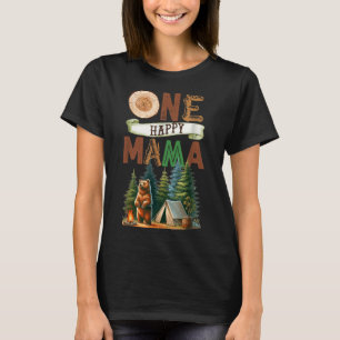 Ein glücklicher Mama Camper zum ersten Geburtstag  T-Shirt