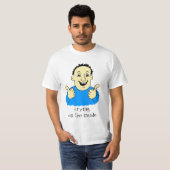 Ein glücklicher Mensch im Inneren T-Shirt (Vorne ganz)