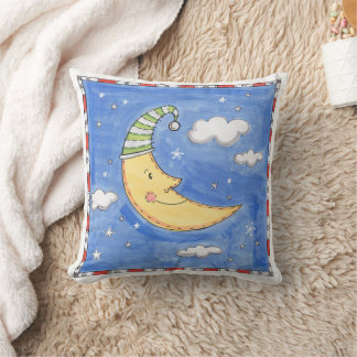 Ein glücklicher Mond Kissen