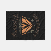 Ein glücklicher Mummy-Camper 1. Geburtstag Camping Fleecedecke (Vorderseite (Horizontal))