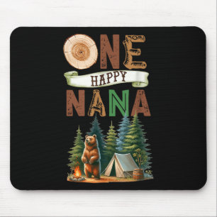 Ein glücklicher Nana-Camper zum ersten Geburtstag Mousepad