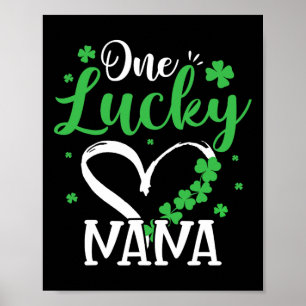 Ein glücklicher Nana St. Patrick's Day Irisches Gr Poster