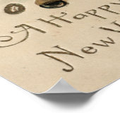 Ein glücklicher New YearIrish Mail Boy Poster (Ecke)