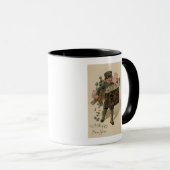 Ein glücklicher New YearIrish Mail Boy Tasse (VorderseiteRechts)
