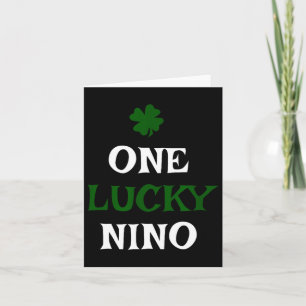 Ein glücklicher Nino St. Patrick's Day lustiger Ir Karte