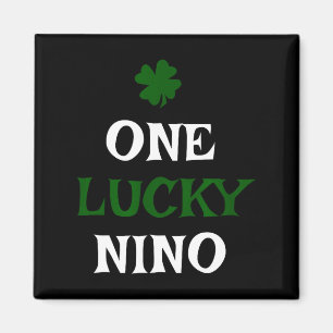 Ein glücklicher Nino St. Patrick's Day lustiger Ir Magnet