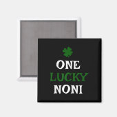 Ein glücklicher Noni St. Patrick's Day Lustiger Ir Magnet (Vorderseite/Rückseite)