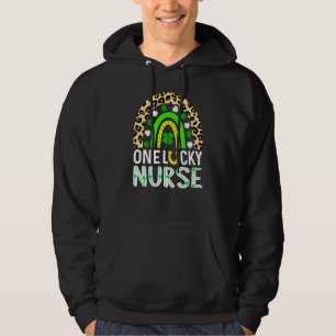 Ein glücklicher Nurse St Patrick's Day Hoodie