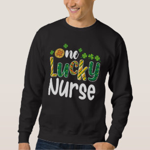 Ein glücklicher Nurse St Patrick's Day Sweatshirt
