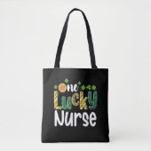 Ein glücklicher Nurse St Patrick's Day Tasche (Vorderseite)