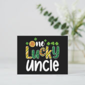 Ein glücklicher Onkel Matching Family St Patrick's Postkarte (Stehend Vorderseite)