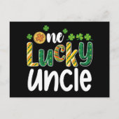 Ein glücklicher Onkel Matching Family St Patrick's Postkarte (Vorderseite)