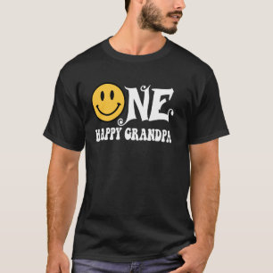 Ein glücklicher Opa 1. Geburtstag Eins glücklicher T-Shirt