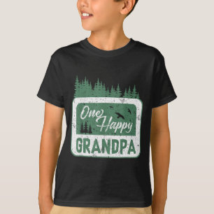 Ein glücklicher Opa-Camper 1. Geburtstag Camng Bär T-Shirt