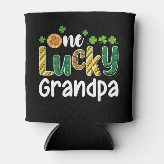 Ein glücklicher Opa Matching Family St Patrick's D Dosenkühler (Vorderseite)