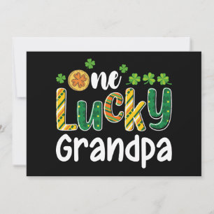 Ein glücklicher Opa Matching Family St Patrick's D Einladung