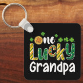 Ein glücklicher Opa Matching Family St Patrick's D Schlüsselanhänger (Vorderseite)