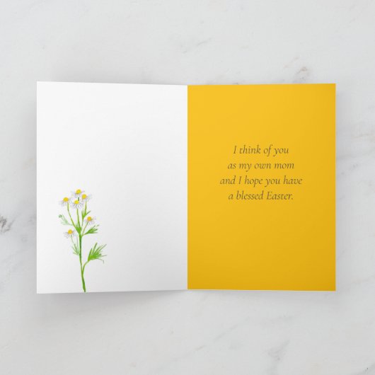 Ein glücklicher Osterfreund wie eine Mutter für mi Karte (Innenseite)