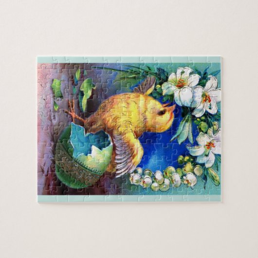 Ein glücklicher Osterkick Puzzle (Horizontal)