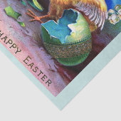 Ein glücklicher Osterkick Seidenpapier (Ausschnitt)