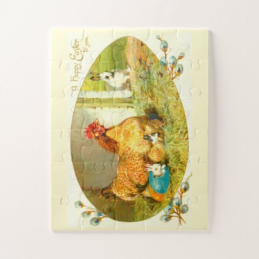 Ein glücklicher Ostern Puzzle (Vertikal)