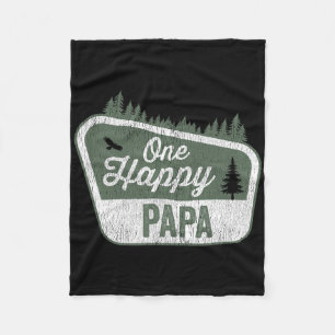 Ein glücklicher Papa passende Familien-Geburtstags Fleecedecke