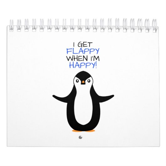 Ein glücklicher Pinguin Kalender (Titelbild)