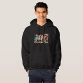 ein glücklicher Schulleiter, retro, vintage Hoodie (Vorne ganz)