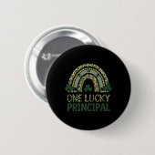 Ein Glücklicher Schulleiter St Patricks Day Für Sc Button (Vorne & Hinten)