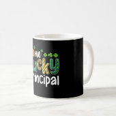 Ein glücklicher Schulleiter St Patrick's Day Kaffeetasse (VorderseiteRechts)