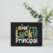 Ein glücklicher Schulleiter St Patrick's Day Postkarte (Stehend Vorderseite)