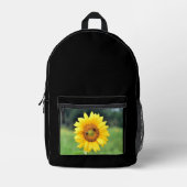 Ein glücklicher Sonnenblumenspieß Bedruckter Rucksack (Vorderseite)