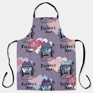 Ein glücklicher Tag für den Vater. Einzigartiges G Schürze