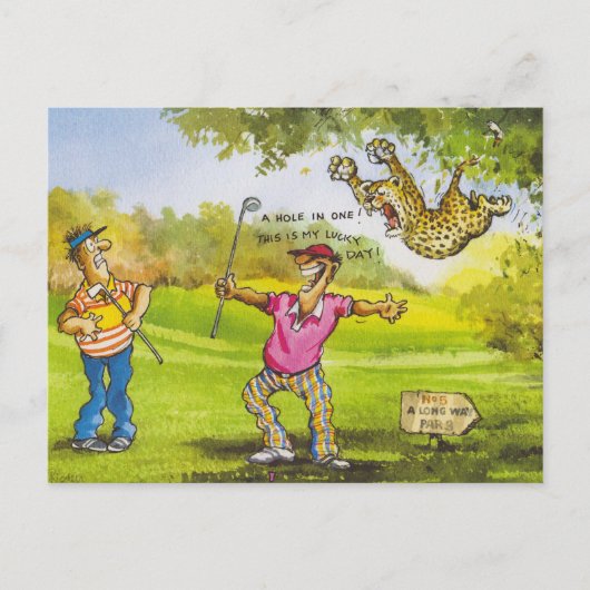 Ein glücklicher Tag Postkarte (Vorderseite)