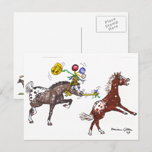 Ein glücklicher Tag! Postkarte (Vorne/Hinten)