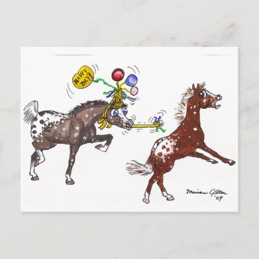 Ein glücklicher Tag! Postkarte (Vorderseite)