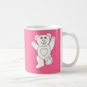 Ein glücklicher Teddybär Kaffeetasse