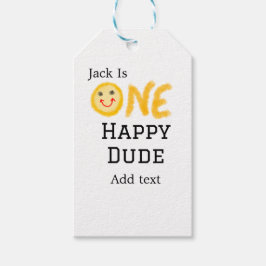 Ein glücklicher Typ 1 glücklicher Geburtstag Smile Geschenkanhänger